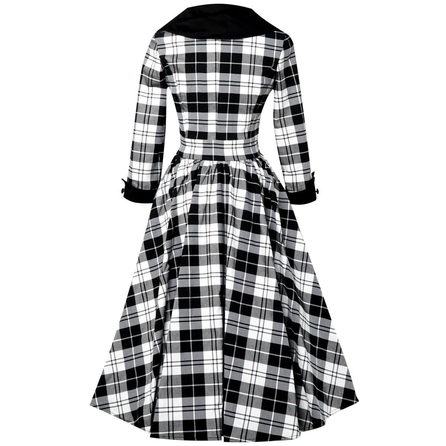 Tiffany Kleid Tartan schwarz
