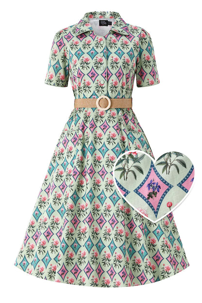 Quartrefoil Penelope Vintage Kleid