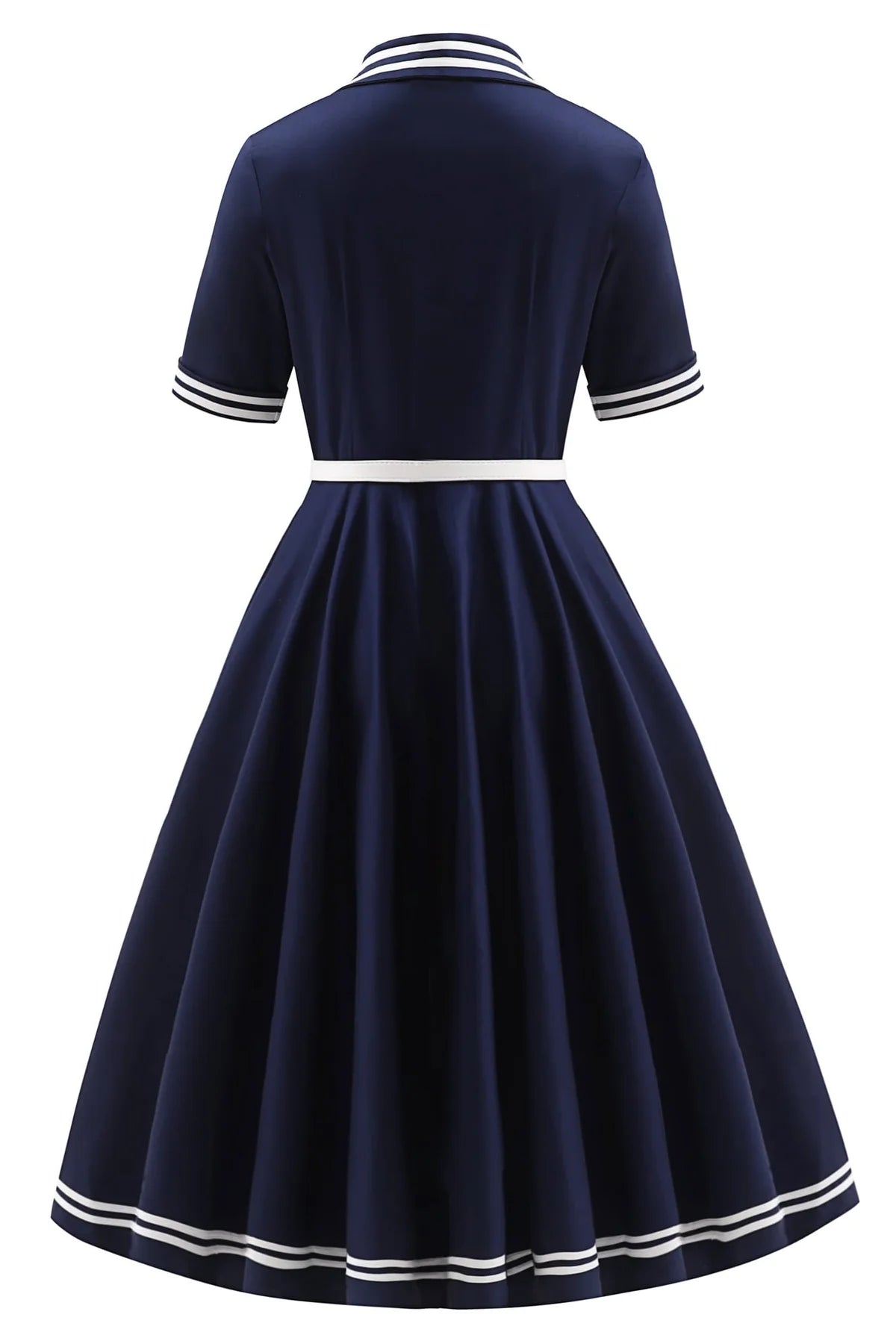 Mollie Sailor Shirt Dress - Rockabilly Kleid im maritimen Stil