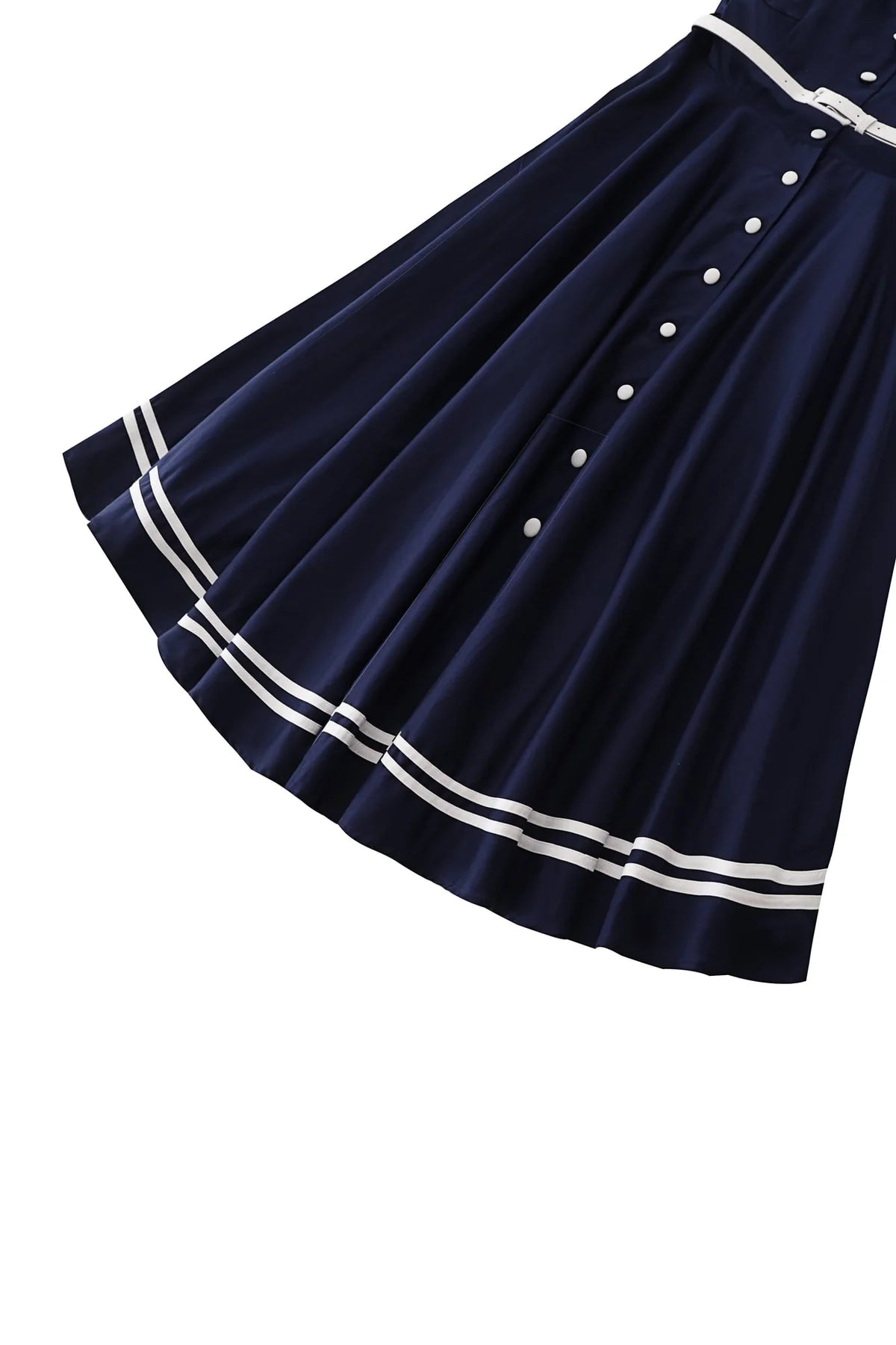 Mollie Sailor Shirt Dress - Rockabilly Kleid im maritimen Stil