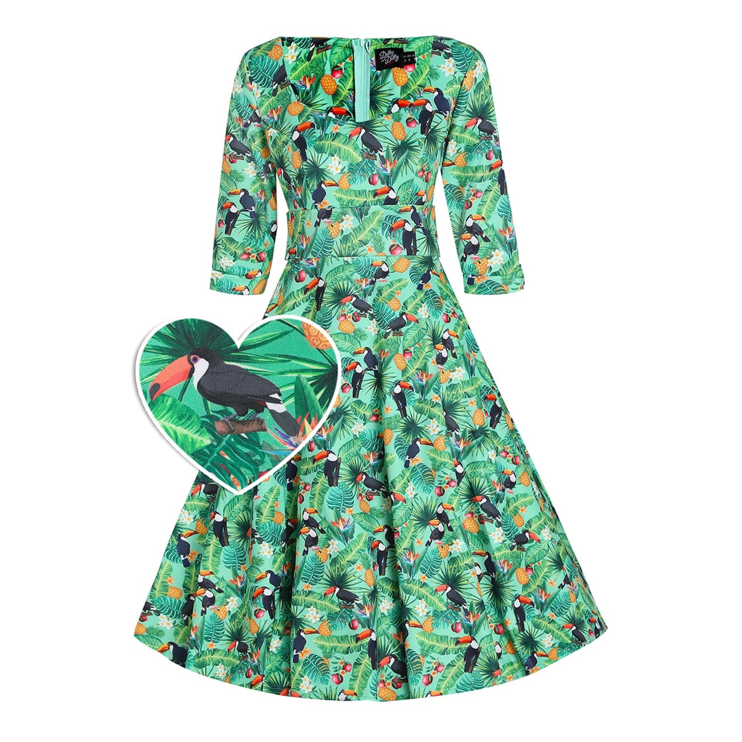 Tropical Toucan Dress