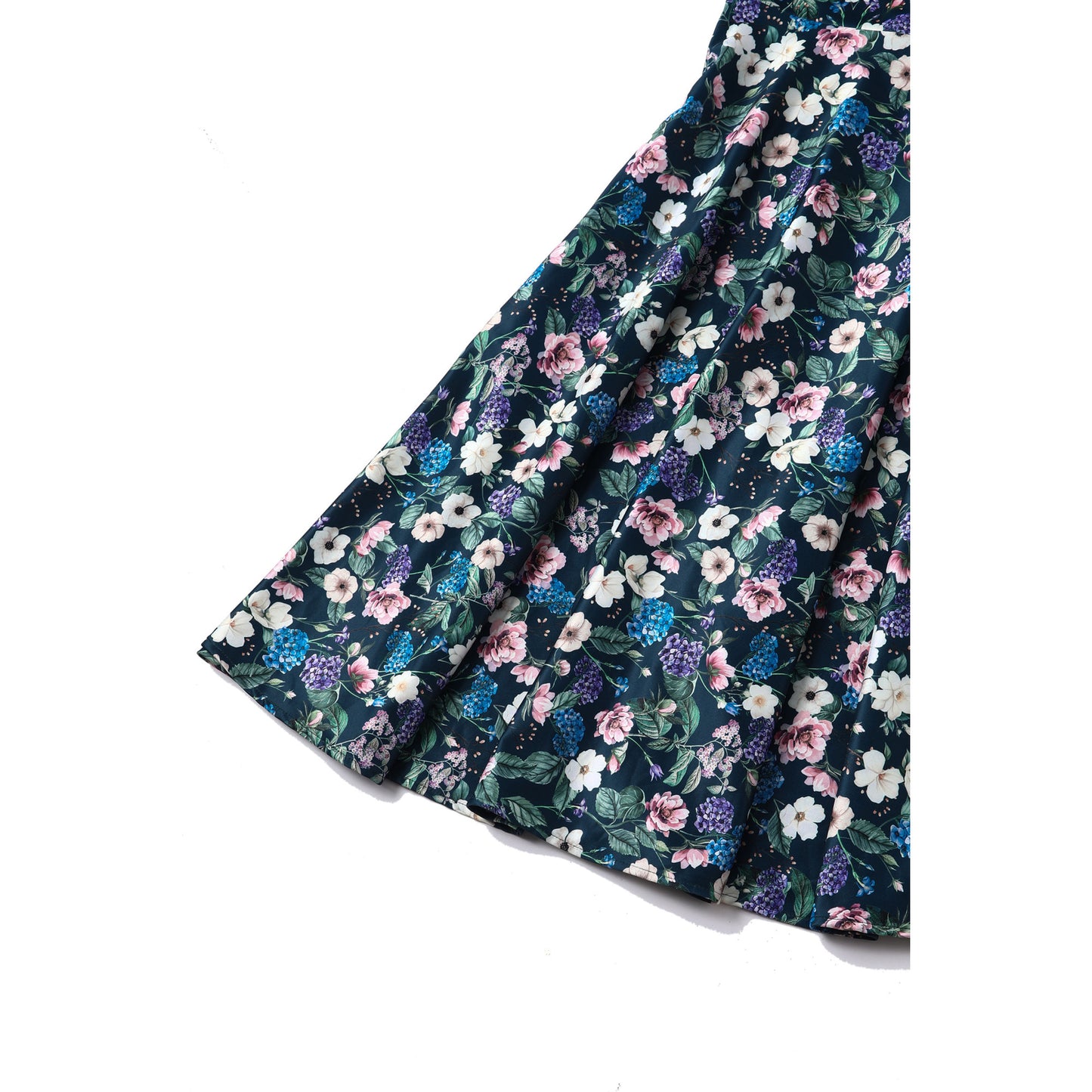 Navy Floral Garden Scarlett Dress