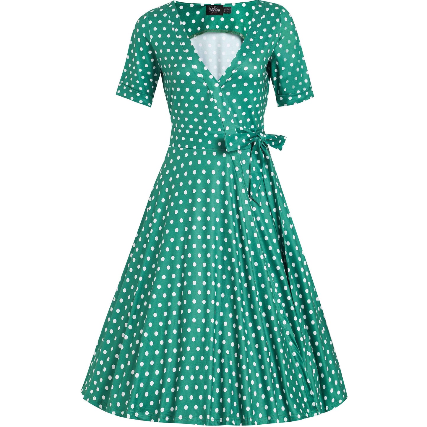 Polka Matilda Dress grün