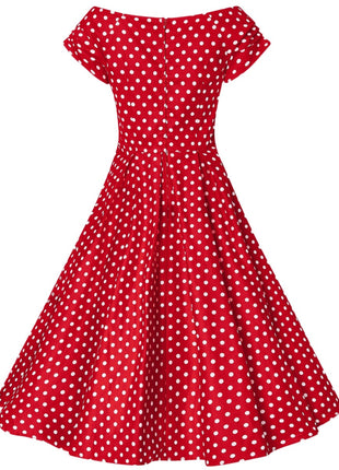 Red Lily Polka Dress