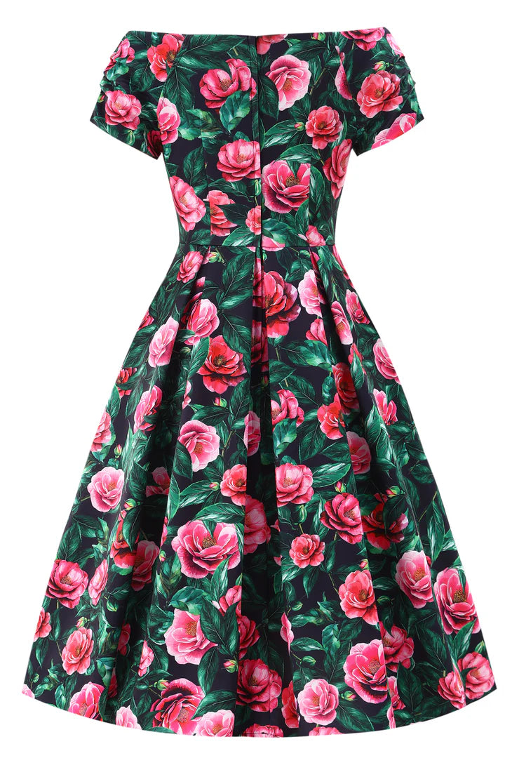 Pink Camellia Kleid