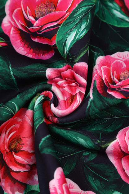 Pink Camellia Kleid