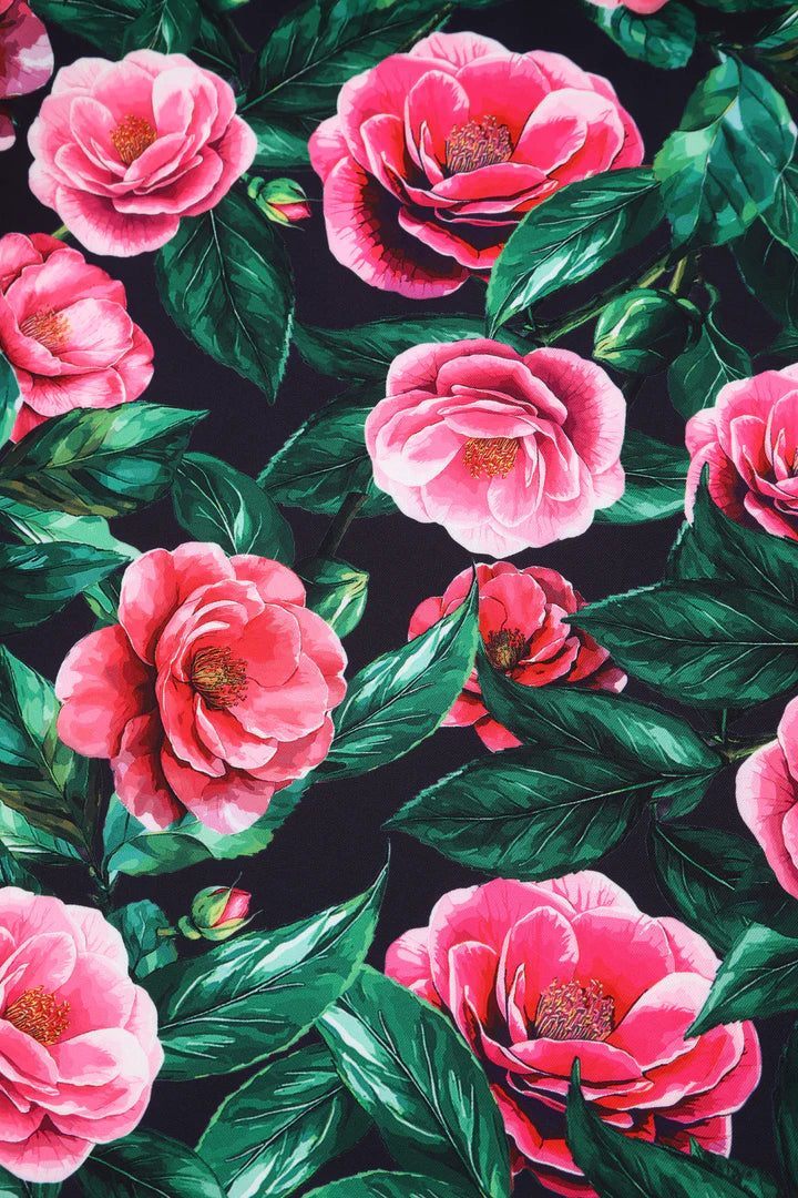 Pink Camellia Kleid