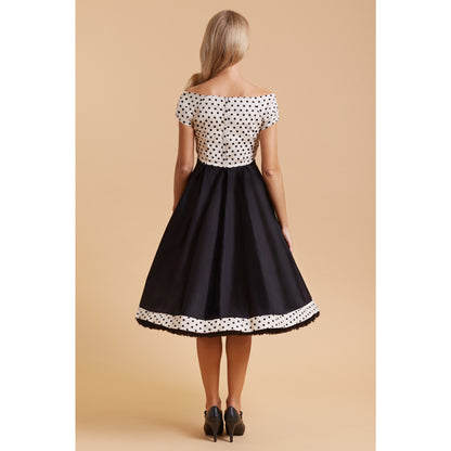 Cream Polka Lily Dress