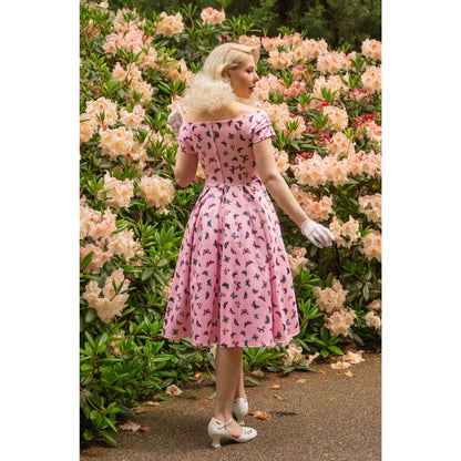 Pink Lily Butterfly Dress