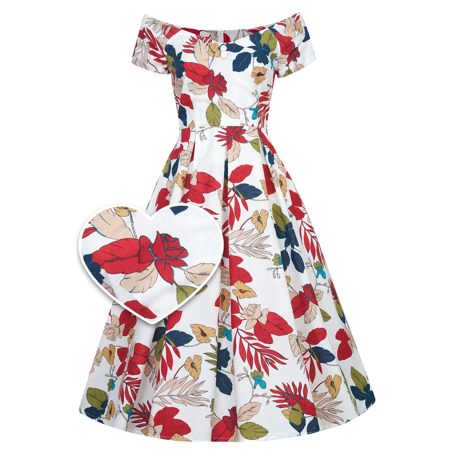 Tropical Flower Lily Dress