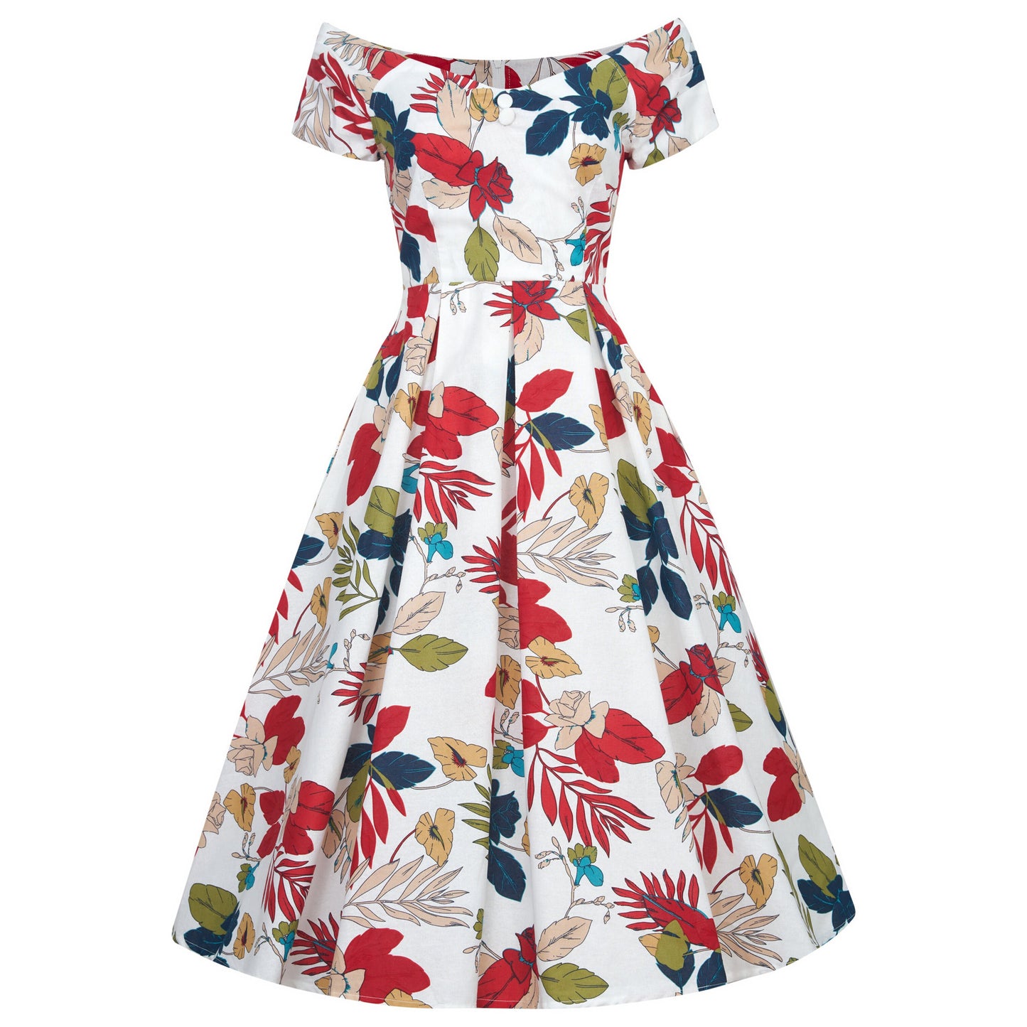 Tropical Flower Lily Dress