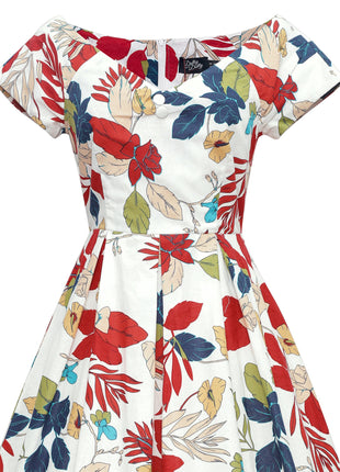 Tropical Flower Lily Dress