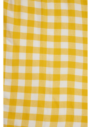 Yellow Gingham Lily Dress