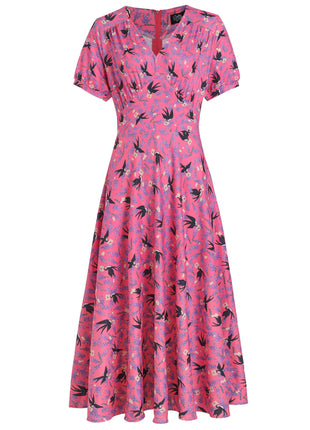 Pink Swallow Summer Dress