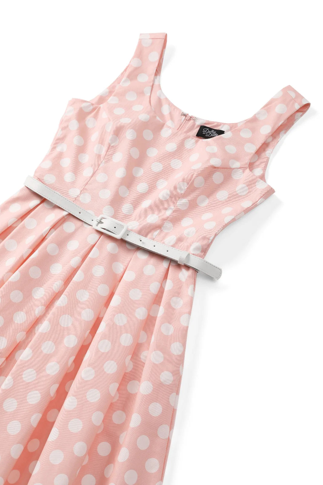 Ophelia Polka Dot Dress light pink