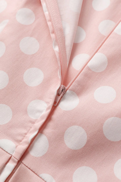 Ophelia Polka Dot Dress light pink