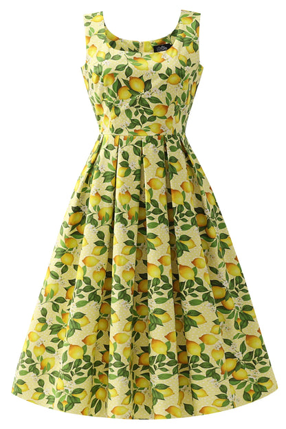 Yellow Lemon Dress - Kleid mit Zitronen