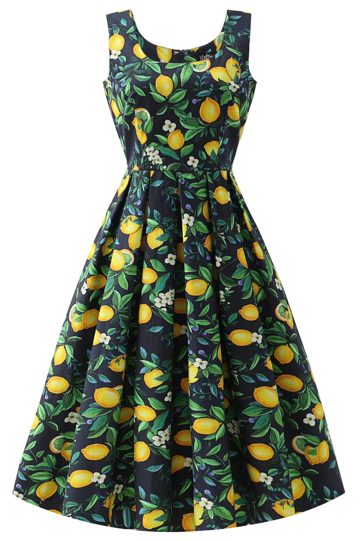 Black Lemon Ophelia Dress - Kleid mit Zitronen