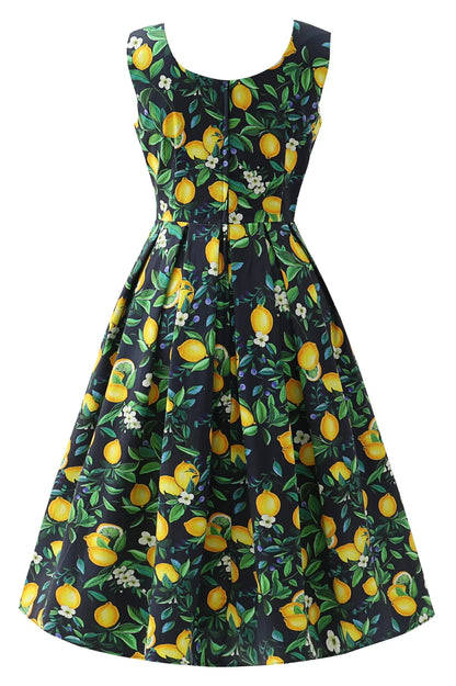 Black Lemon Ophelia Dress - Kleid mit Zitronen