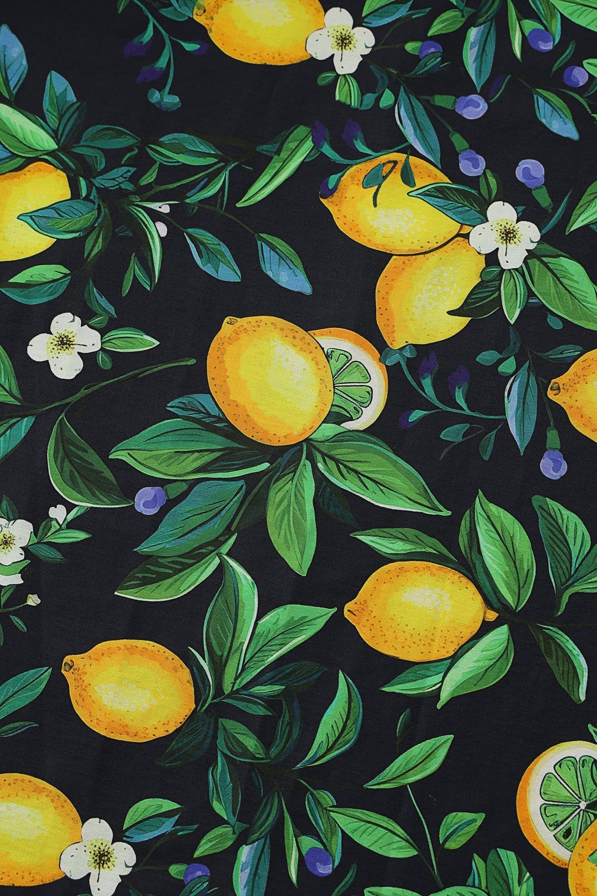 Black Lemon Ophelia Dress - Kleid mit Zitronen