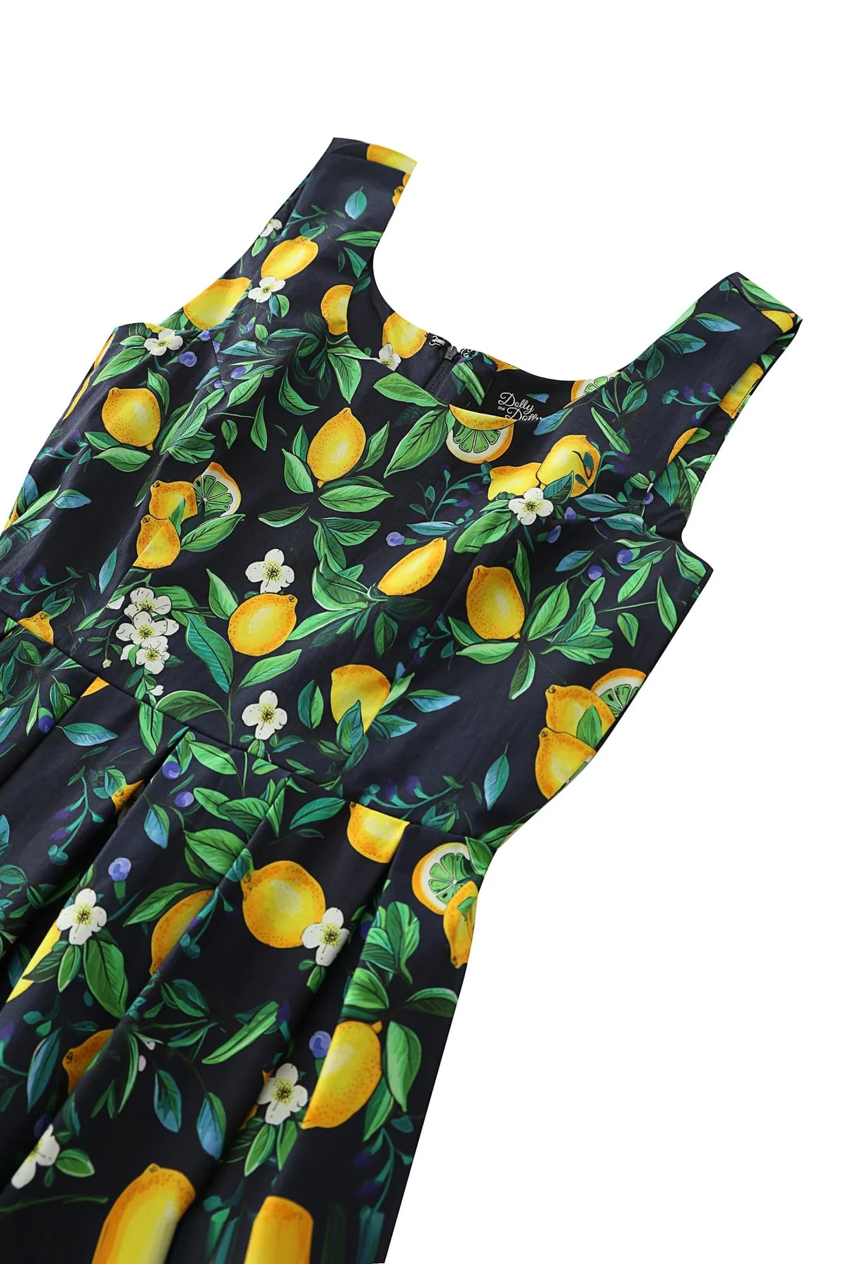Black Lemon Ophelia Dress - Kleid mit Zitronen