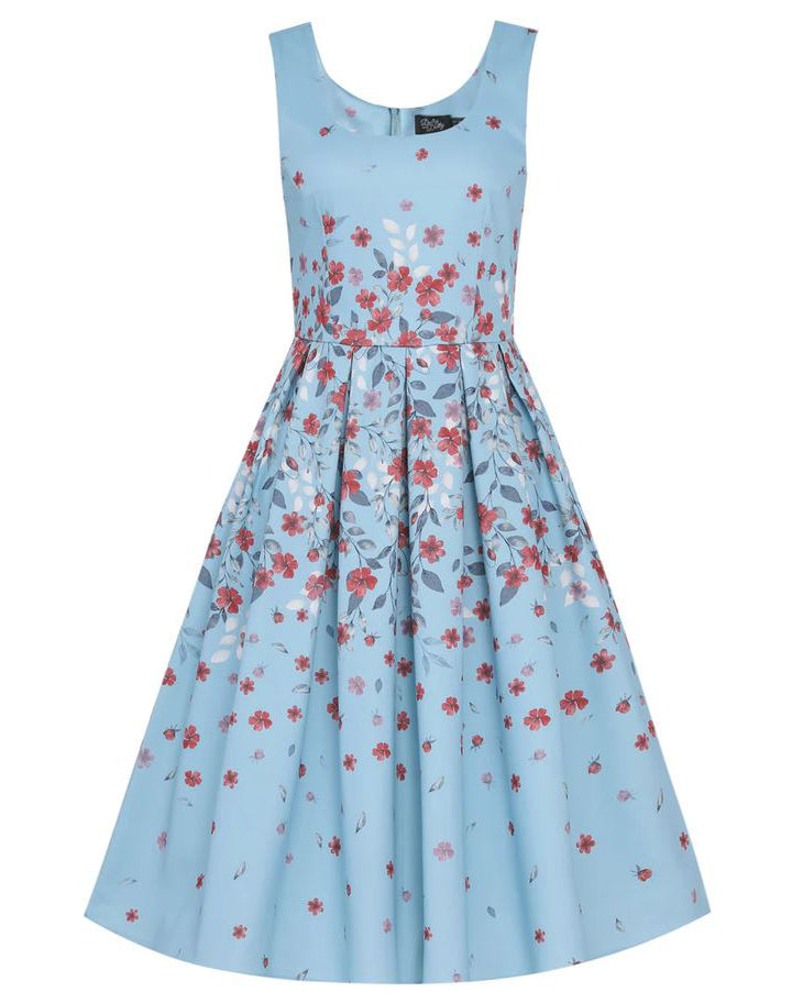 Blossom Amanda Dress - Midi Kleid mit zarten Blüten