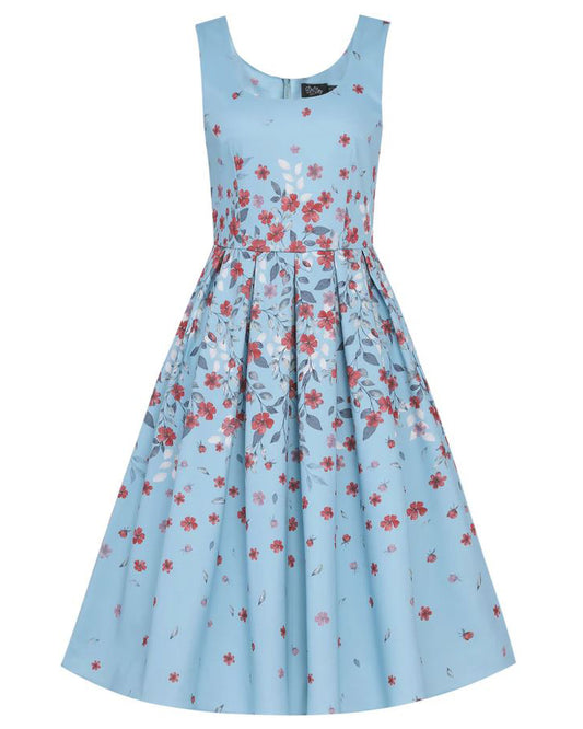 Blossom Amanda Dress - Midi Kleid mit zarten Blüten