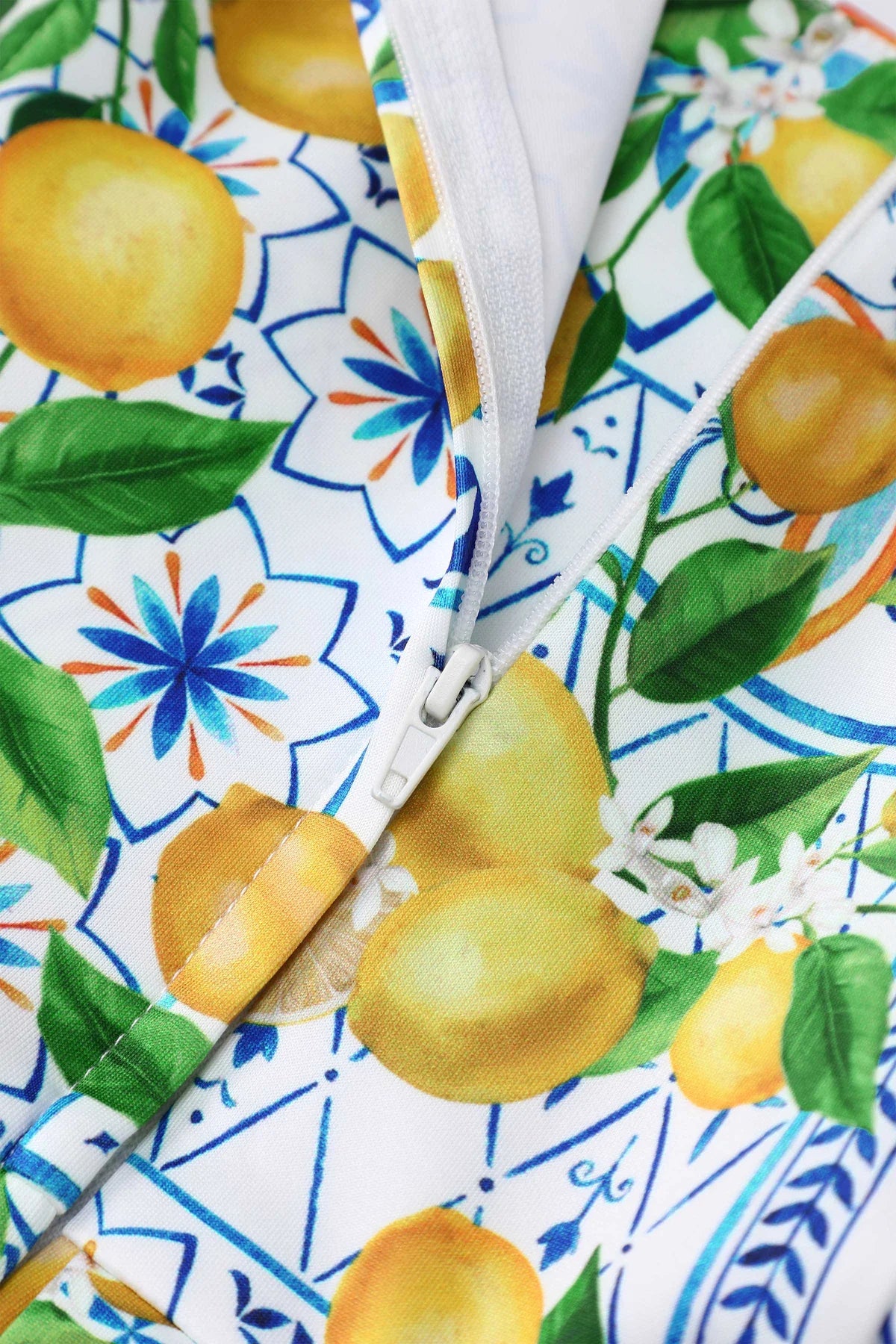 Lemon Dress Amanda - mediterranes Zitronen-Kleid