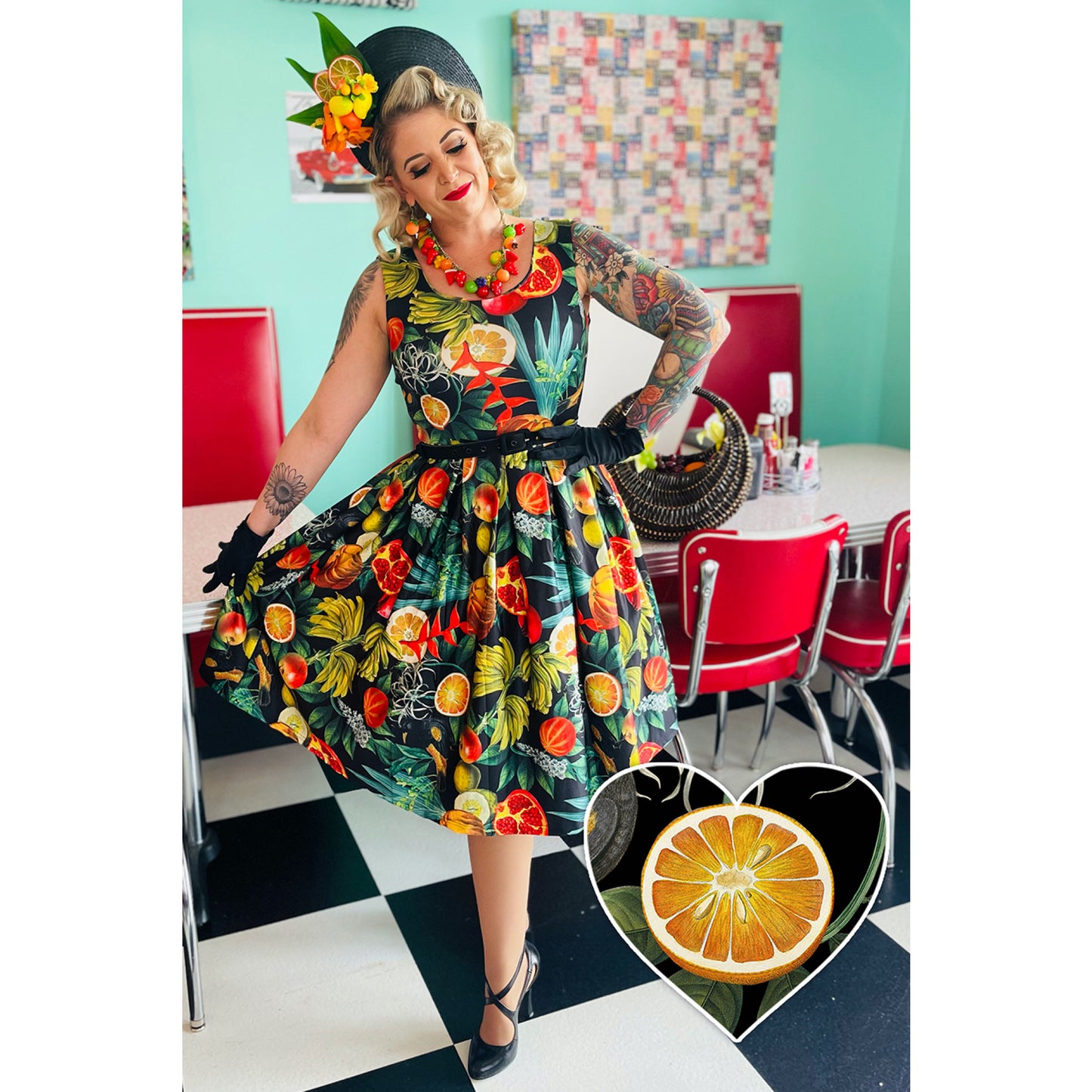 Tropical Amanda Dress