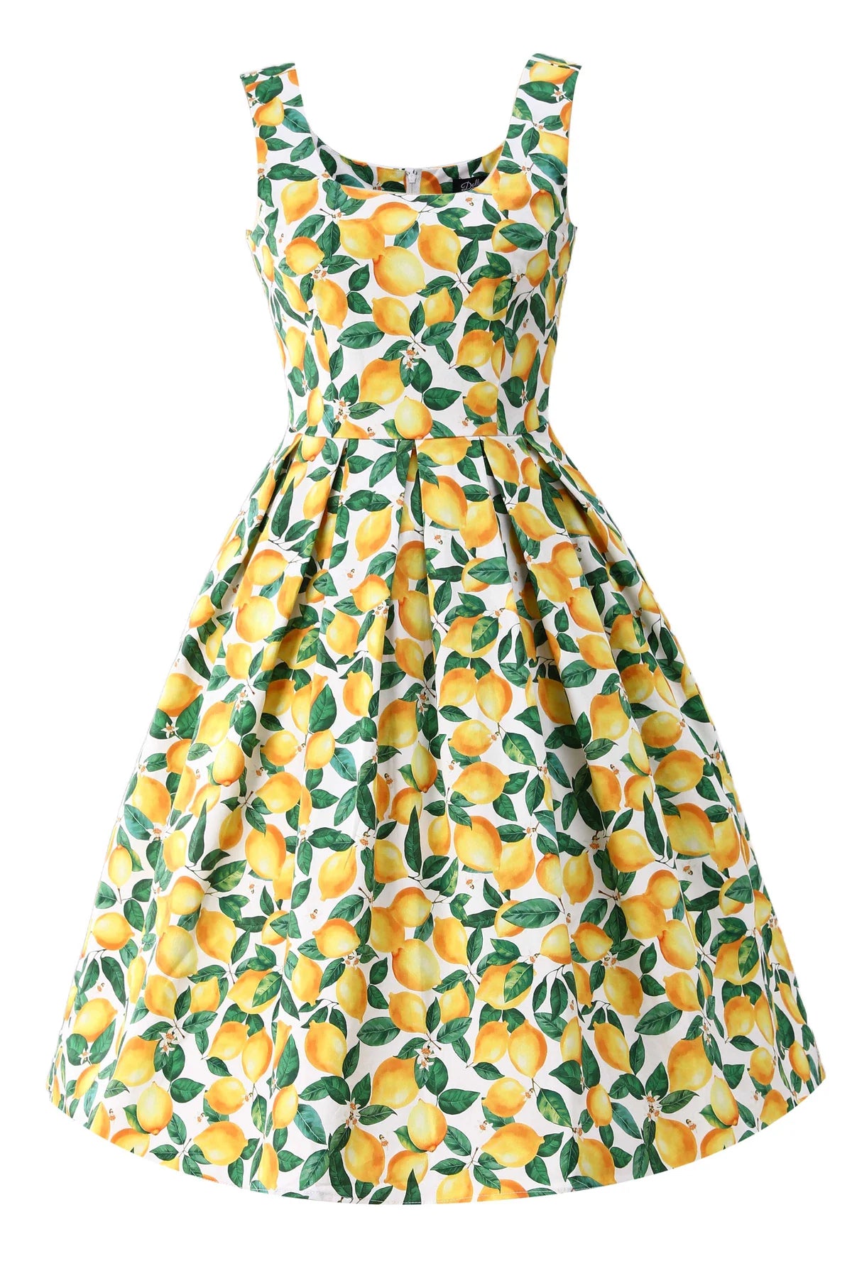 Zitronen-Kleid Amanda - Lemon Retroflair Sommerkleid