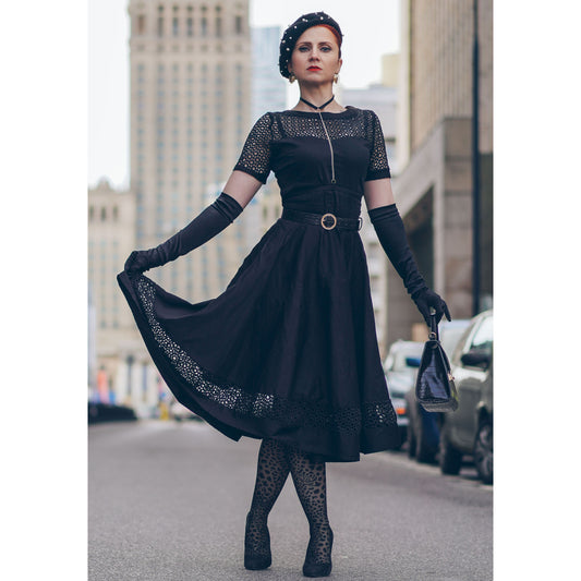 Black Tess Kleid in schwarz