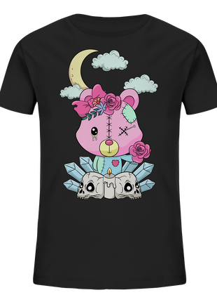 Kawaii Girly Teddy - Kids Organic Shirt