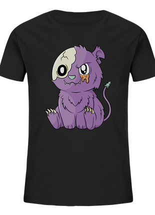 Kawaii Purple Teddy - Kids Organic Shirt