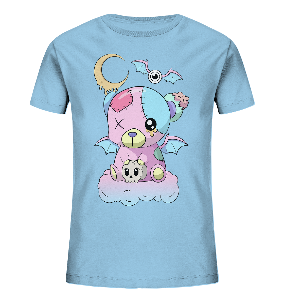 Kawaii Cute Teddy - Kids Organic Shirt