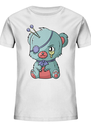 Kawaii Pin Head Teddy - Kids Organic Shirt