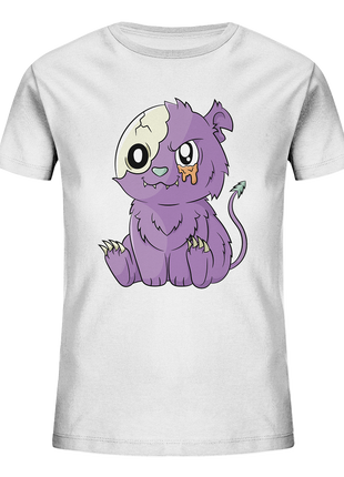 Kawaii Purple Teddy - Kids Organic Shirt