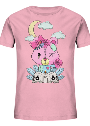 Kawaii Girly Teddy - Kids Organic Shirt