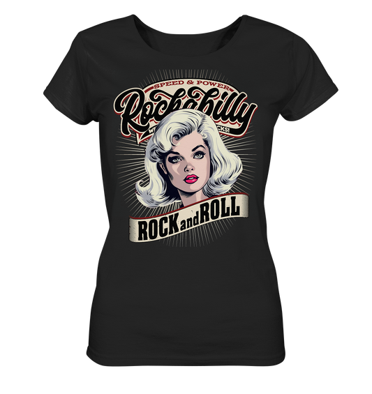 Rockabilly Rock and Roll - Ladies Organic Shirt