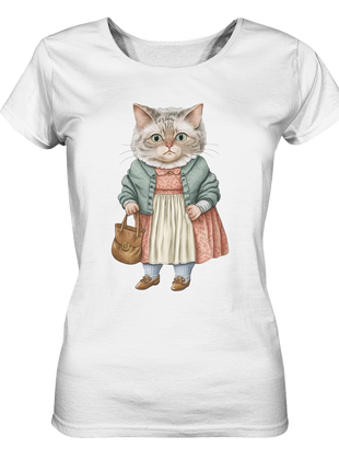 Vintage Cat - Ladies Organic Shirt
