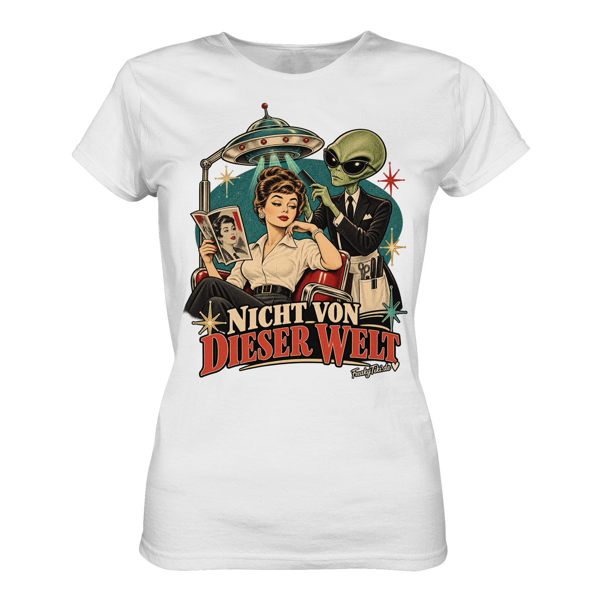 Nicht von dieser Welt Aliencore Ladies T-Shirt – weitere Produktdarstellung