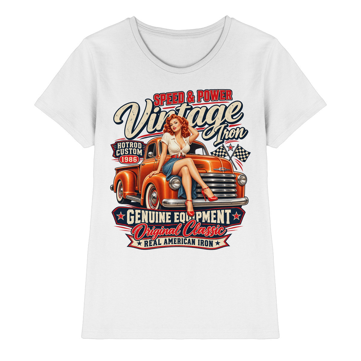 Vintage Iron Original Classic – Rockabilly Ladies T-Shirt
