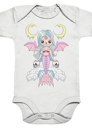 Kawaii Mermaid - Organic Baby Bodysuite
