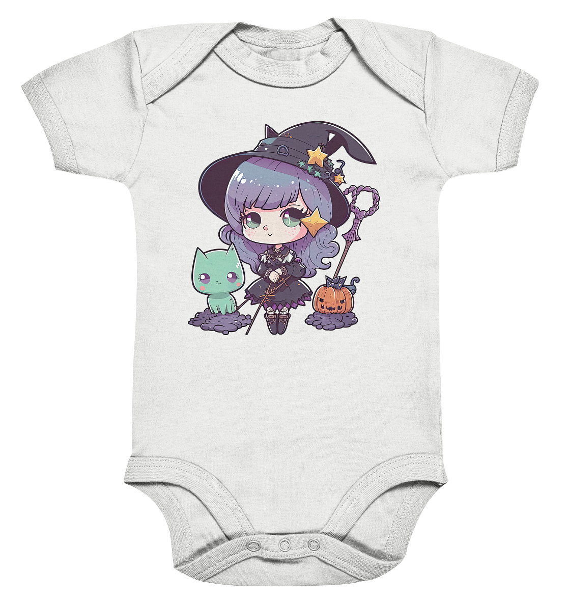 Cute Witch - Organic Baby Bodysuite