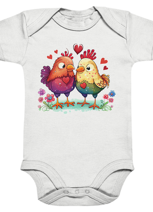 Cute Chicken - Organic Baby Bodysuite