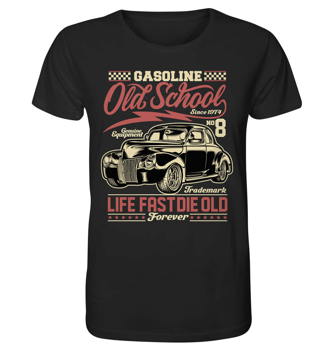 Gasoline Old School - Organic Shirt