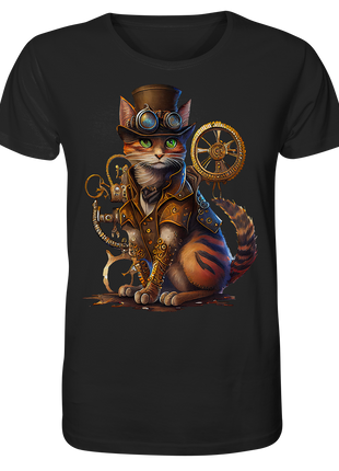 Steampunk Cat - Organic Shirt