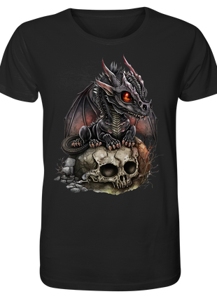 Black Dragon & Skully - Organic Shirt