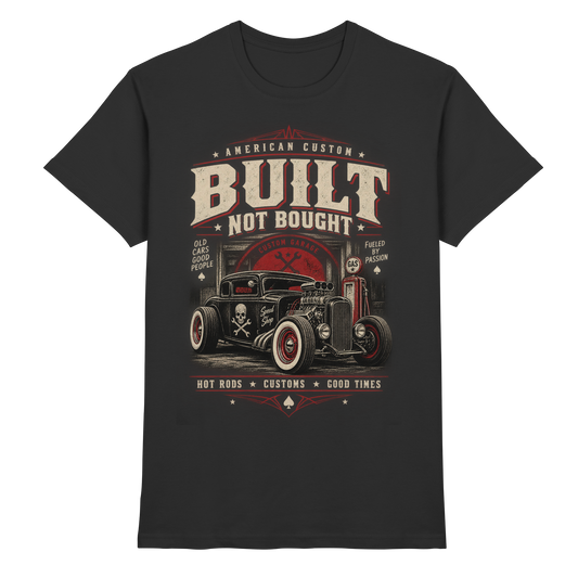 American Custom Vintage – Hot Rod T-Shirt von FreakyTiki in Schwarz – Produktansicht des Motivs