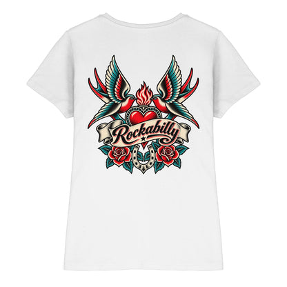 Rockabilly Swallow – Schwalben Ladies T-Shirt