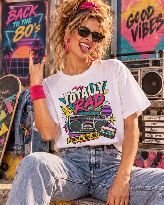 Totally Rad – Born in the 80s T-Shirt
